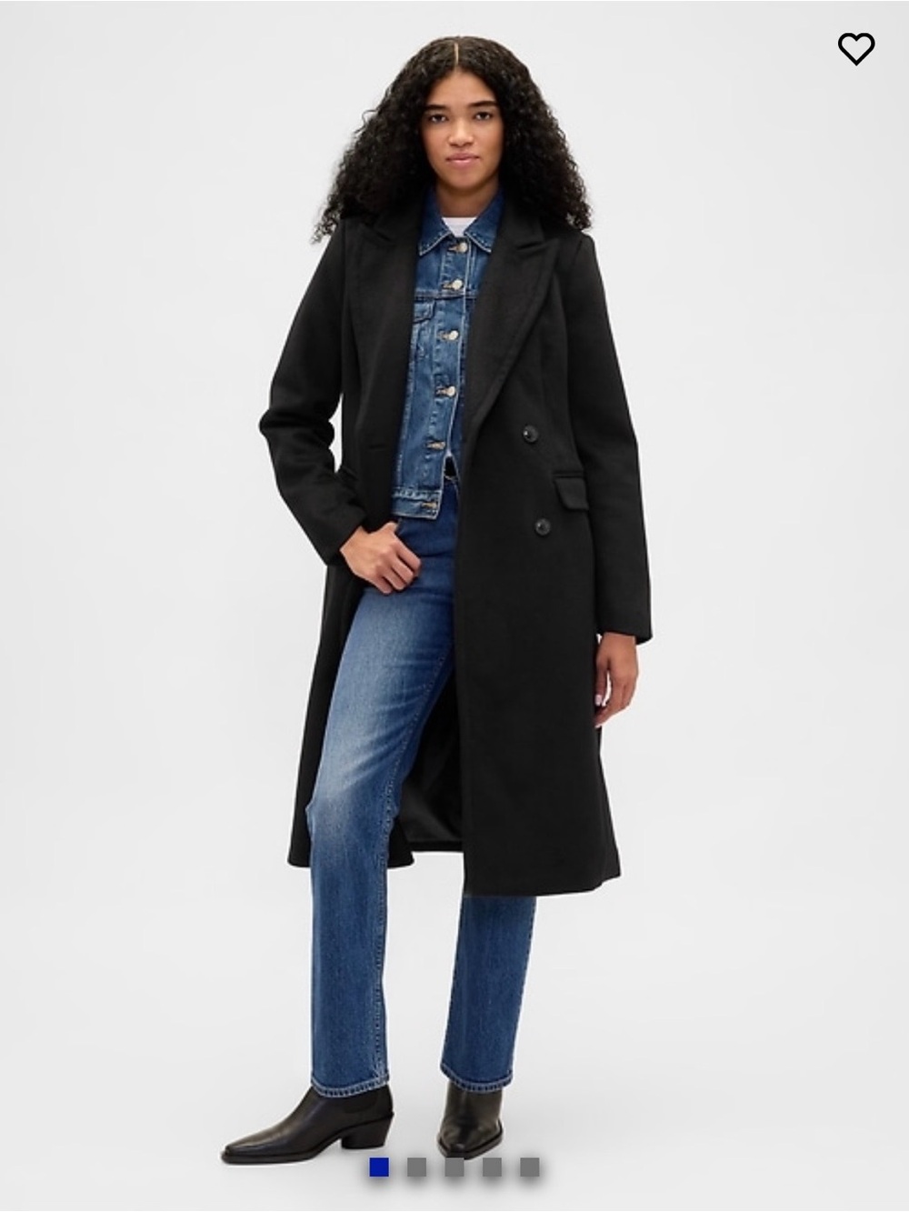 Gap Women’s Wool-Blend Chesterfield Coat NWT Size XS
